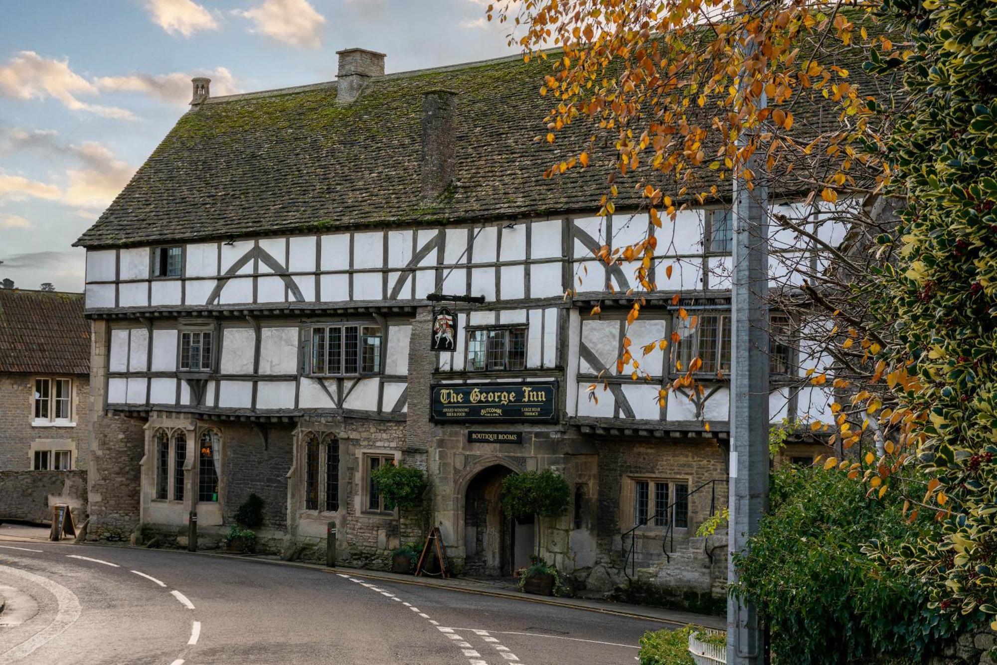 Norton St Philip The George Inn & Plaine מראה חיצוני תמונה